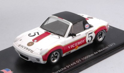 Immagine di PORSCHE 914/6 GT N.5 1000 KM DE MEXICO 1972 G.ROJAS-H.A.REBAQUE 1:43