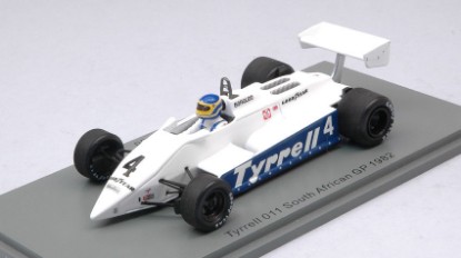 Immagine di TYRRELL 011 SLIM BORGUDD 1982 N.4 SOUTH AFRICAN GP 1:43