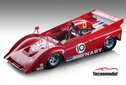 Immagine di FERRARI 712 CAN AM N.10 TEAM NART WATKINS GLEN 1974 B.REDMAN 1:18