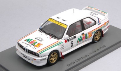 Immagine di BMW M3 E30 N.5 RALLY 1000 LAKES FINLAND 1988 ARI VATANEN-B.BERGLUND 1:43