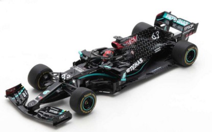 Immagine di MERCEDES F1 W11 GEORGE RUSSELL 2020 N.63 9th SAKHIR GP 1:18