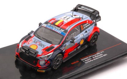 Immagine di HYUNDAI i20 COUPE WRC N.11 RALLY MONTE CARLO 2021 NEUVILLE-WYDAEGHE 1:43