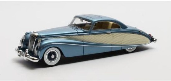 Immagine di DAIMLER DE36 FHC BLUE CLOVER HOOPER 1953 MET.BLUE 1:43