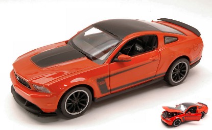 Immagine di FORD MUSTANG BOSS 302 2011 ORANGE 1:24