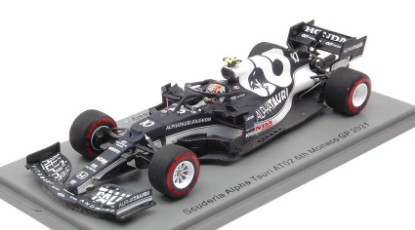 Immagine di ALPHA TAURI AT02 PIERRE GASLY 2021 N.10 6th MONACO GP 1:43