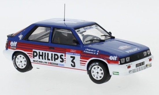 Immagine di RENAULT 11 TURBO N.3 TOUR DE CORSE 1987 RAGNOTTI-THIMONIER 1:43