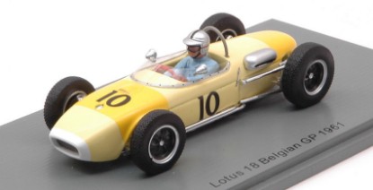 Immagine di LOTUS 18 WILLY MAIRESSE 1961 N.10 BELGIAN GP 1:43