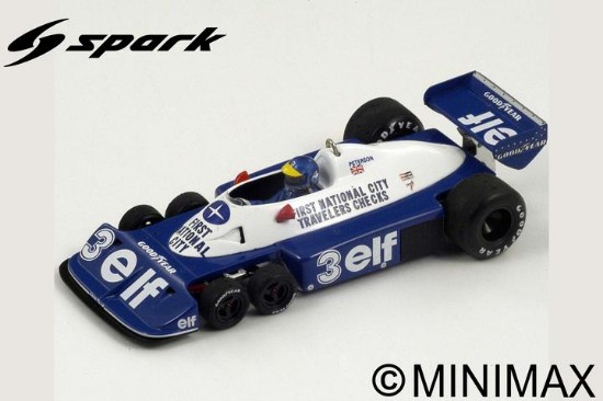 Immagine di TYRRELL P34 RONNIE PETERSON 1977 N.3 BRAZILIAN GP 1:18