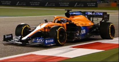 Immagine di MC LAREN MCL 35M DANIEL RICCIARDO 2021 N.3 7th BAHRAIN GP 1:18