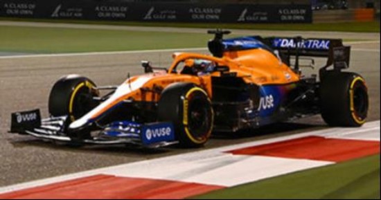Immagine di MC LAREN MCL 35M DANIEL RICCIARDO 2021 N.3 7th BAHRAIN GP 1:18
