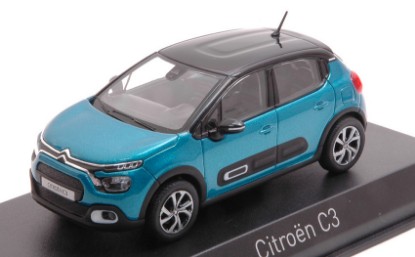 Immagine di CITROEN C3 2020 BLUE W/BLACK ROOF 1:43