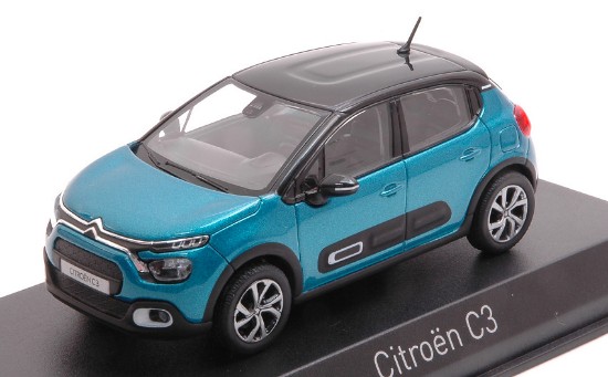 Immagine di CITROEN C3 2020 BLUE W/BLACK ROOF 1:43