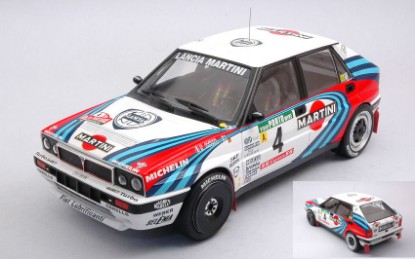 Immagine di LANCIA DELTA INTEGRALE 16V N.4 RALLY PORTUGAL 1990 AURIOL-OCCELLI 1:18
