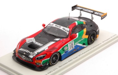 Immagine di MERCEDES GT3 N.10 5th 9 H KYALAMY 2019 BUURMAN-STOLZ-GOTZ 1:43