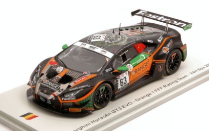 Immagine di LAMBORGHINI HURACAN GT3 N.63 24 H SPA 2020 LIND-MAPELLI-CALDARELLI 1:43