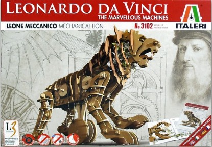 Immagine di LEONE MECCANICO LEONARDO DA VINCI cm 21