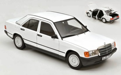 Immagine di MERCEDES 190E 1984 WHITE 1:18