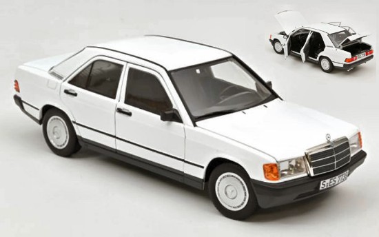 Immagine di MERCEDES 190E 1984 WHITE 1:18
