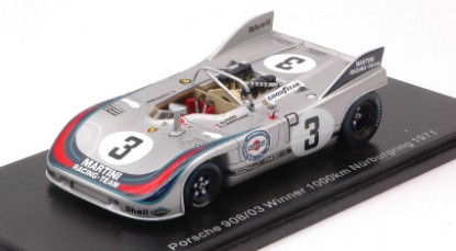 Immagine di PORSCHE 908/03 N.3 WINNER 1000 KM NURBURGRING 1971 V.ELFORD-G.LAROUSSE