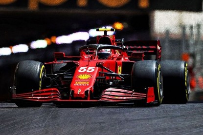 Immagine di FERRARI SF21 N.55 2nd MONACO GP 2021 CARLOS SAINZ 1:18