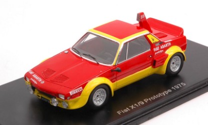 Immagine di FIAT X1/9 PROTOTYPE 1975 RED/YELLOW 1:43