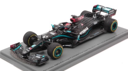 Immagine di MERCEDES F1 W11 GEORGE RUSSEL 2020 N.63 9th SAKHIR GP 1:43