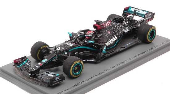 Immagine di MERCEDES F1 W11 GEORGE RUSSEL 2020 N.63 9th SAKHIR GP 1:43
