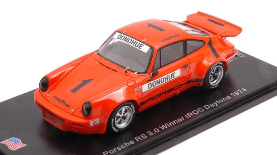 Immagine di PORSCHE RS 3.0 N.1 WINNER IROC DAYTONA 1974 MARK DONOHUE 1:43