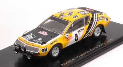 Immagine di ALPINE A310 N.4 MONTE CARLO 1976 J.P.NICOLAS-V.LAVERNE 1:43