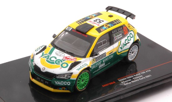 Immagine di SKODA FABIA RALLY 2 EVO N.53 RALLY MONTE CARLO 2021 EOUZAN-EOUZAN 1:43