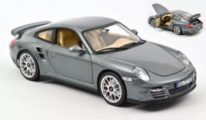 Immagine di PORSCHE 911 TURBO 2010 GREY METALLIC 1:18