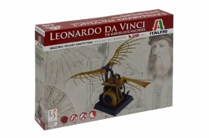 Immagine di MACCHINA VOLANTE (ORNITOTTERO) LEONARDO DA VINCI KIT cm 24x10x15