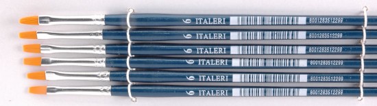 Immagine di PENNELLO SINTETICO PIATTO 6 Pz.6