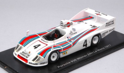 Immagine di PORSCHE 936 N.4 WINNER LM 1977 J.ICKX-J.BARTH-H.HAYWOOD 1:43 REPROD.