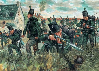 Immagine di WATERLOO 200 YEARS BRITISH 95TH REG.GREEN JACKET KIT 1:72