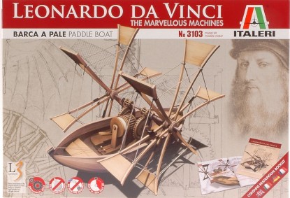 Immagine di BARCA A PALE LEONARDO KIT cm 19,7
