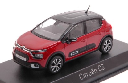 Immagine di CITROEN C3 2020 RED W/BLACK ROOF 1:43