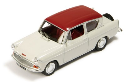 Immagine di FORD ANGLIA 105 1959 RED/WHITE 1:43