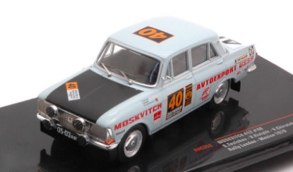 Immagine di MOSKWITSCH 412 N.40 RALLY LONDON-MEXICO 1970
TENISHEV-KISLYKH 1:43