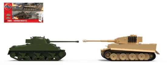 Immagine di CLASSIC CONFLICT TIGER 1 VS SHERMAN FIREFLY KIT 1:72