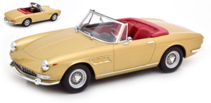 Immagine di FERRARI 275 GTS PININFARINA SPYDER 1964 GOLD METALLIC 1:18