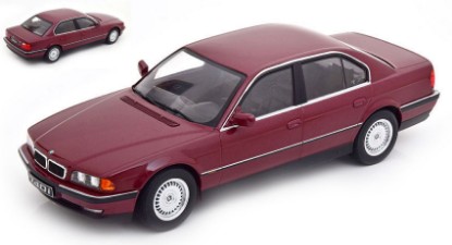 Immagine di BMW 740i E38 1a SERIES 1994 DARK RED METALLIC 1:18