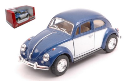 Immagine di VW CLASSICAL BEETLE 1967 BLUE/WHITE cm 12 BOX