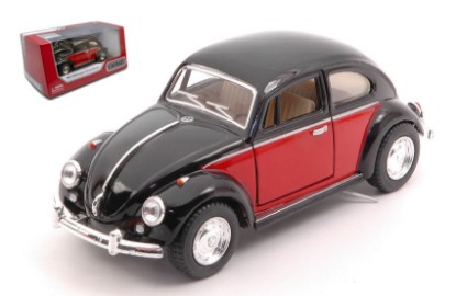 Immagine di VW CLASSICAL BEETLE 1967 BLACK/RED cm 12 BOX