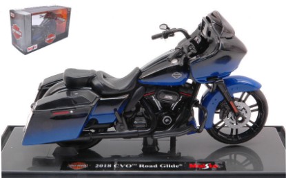 Immagine di HARLEY DAVIDSON CVO ROAD GLIDE 2018 BLUE 1:18