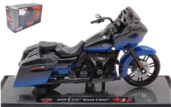Immagine di HARLEY DAVIDSON CVO ROAD GLIDE 2018 BLUE 1:18