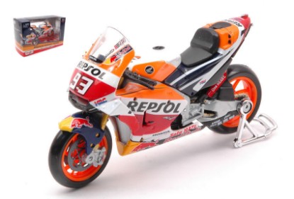 Immagine di HONDA REPSOL RC213V M.MARQUEZ 2018 N.93 WORLD CHAMPION MOTOGP 1:18