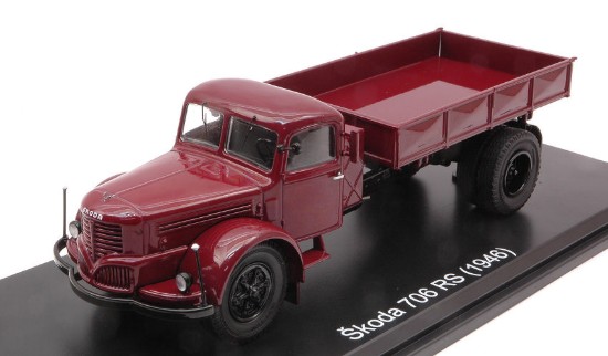 Immagine di SKODA 706 RS DARK RED/BLACK 1:43