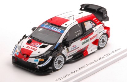 Immagine di TOYOTA YARIS WRC N.1 WINNER RALLY CROATIA 2021 S.OGIER-J.INGRASSIA 1:43
