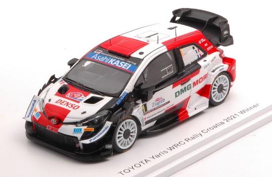 Immagine di TOYOTA YARIS WRC N.1 WINNER RALLY CROATIA 2021 S.OGIER-J.INGRASSIA 1:43